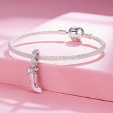 Pink High Heel Dangle Charm