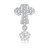 Cross & Star Charm