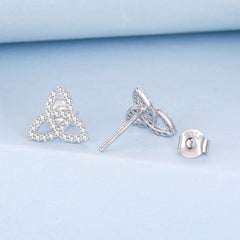 Celtic Knot Stud Earrings