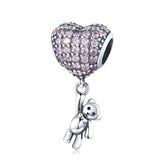 Baby Girl Teddy Charm
