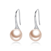 Golden Long Pearl Drop Earrings