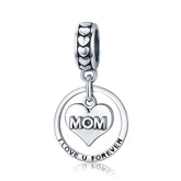 Mom I Love You Forever Charm NZ | Lullaboo