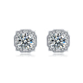 Royal Moissanite Stud Earrings
