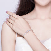 Heart Infinity Snake Chain Bracelet - Lullaboo