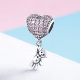 Baby Girl Teddy Charm