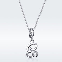 Letter E Pendant Charm - Lullaboo