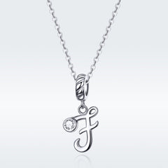 Letter F Pendant Charm - Lullaboo