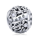 June Pandora Birthstone charm