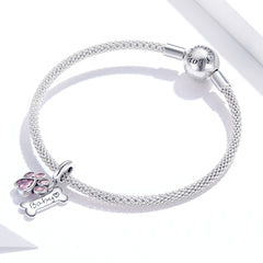 Pink Paw Baby Bone Charm - Lullaboo