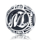 Letter M Pandora Charm NZ | Lullaboo