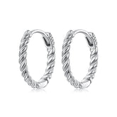 Twisted Hoop Earrings