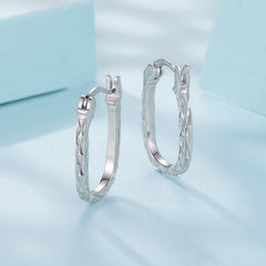 Carved Floral Ear Cuff Earrings