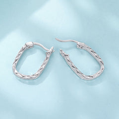 Carved Floral Ear Cuff Earrings