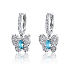 Butterfly Drop Earrings