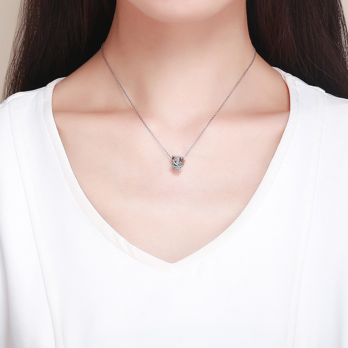 Fancy Letter T Charm - Lullaboo