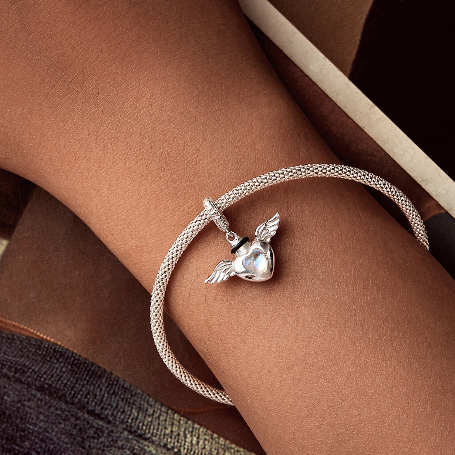 Pet Memorial Urn Dangle Charm