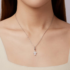 Silver Cross Dangle Charm