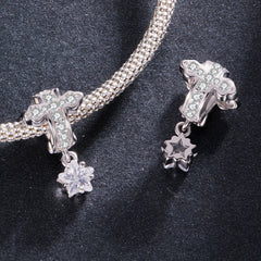 Cross & Star Charm