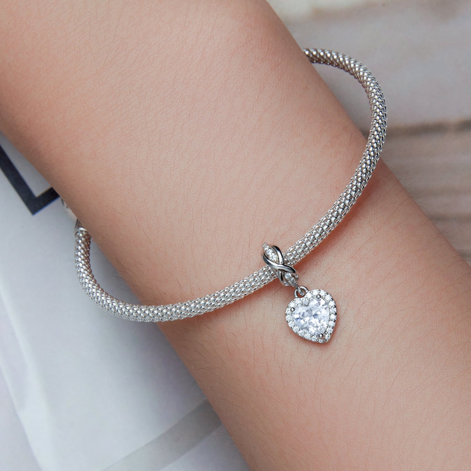 Shining Heart Pendant Charm - Lullaboo