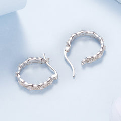 Lace Hoop Earrings
