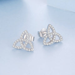 Celtic Knot Stud Earrings