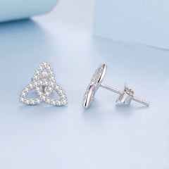 Celtic Knot Stud Earrings