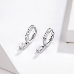 CZ Drop Earrings