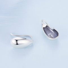 Silver Tear Drop Earrings