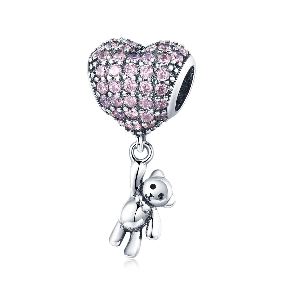 Baby Girl Teddy Charm
