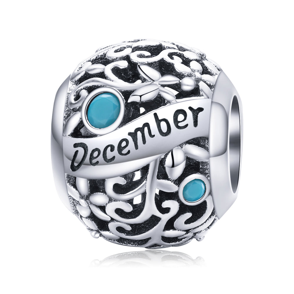december birthstone charm
