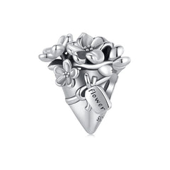 Bouquet Of Flowers Charm