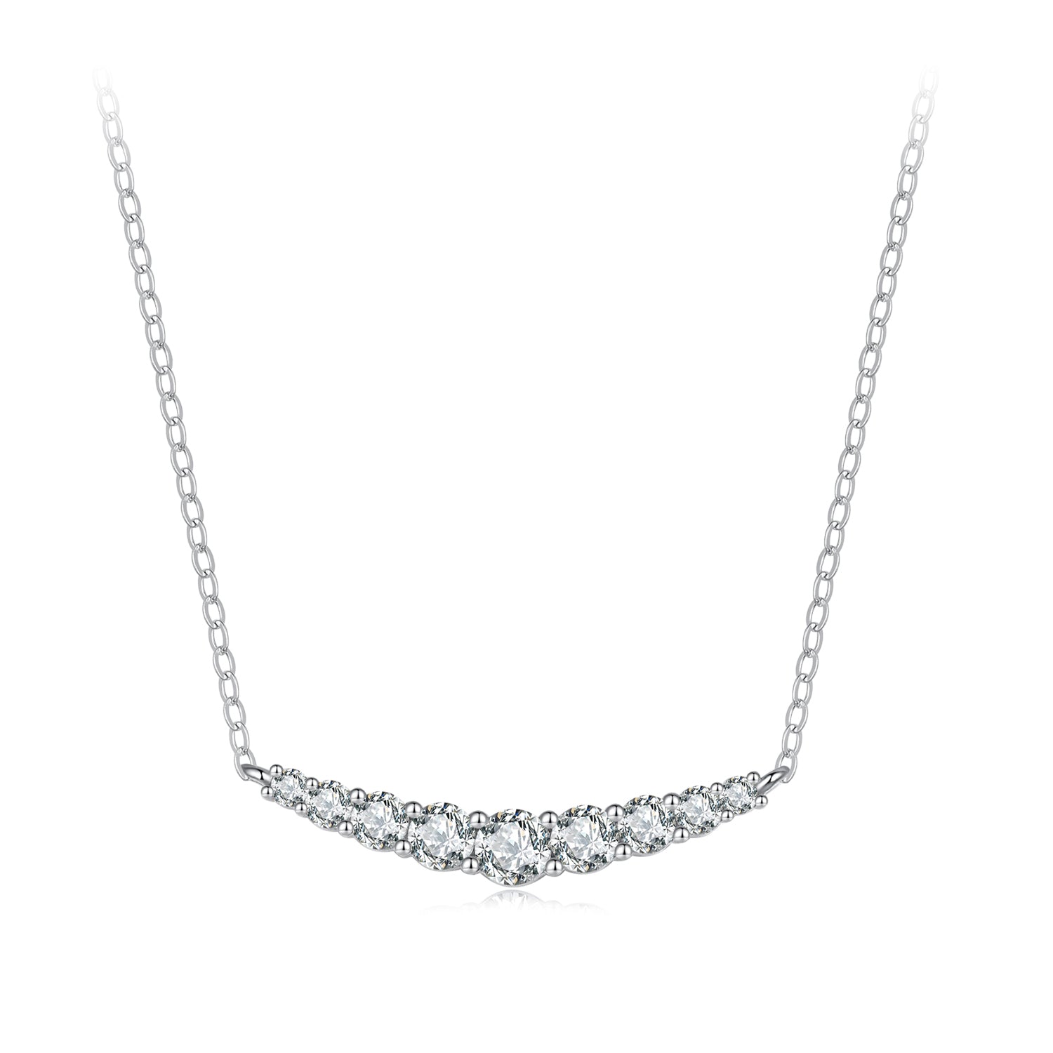 Vintage Moissanite Pendant Necklace
