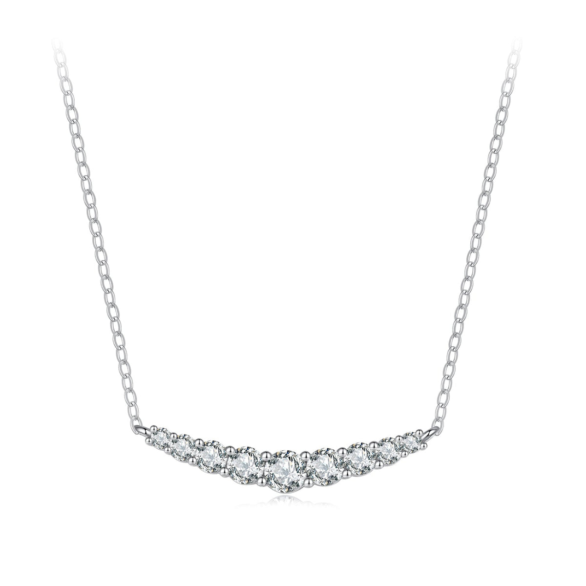 Vintage Moissanite Pendant Necklace