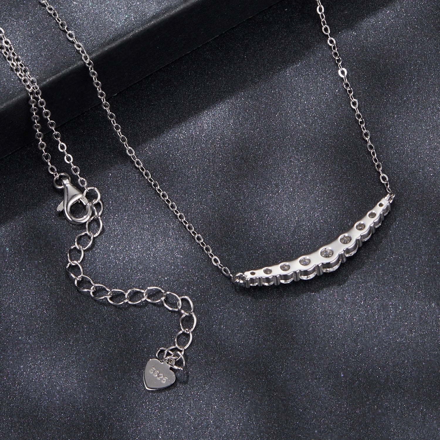 Vintage Moissanite Pendant Necklace