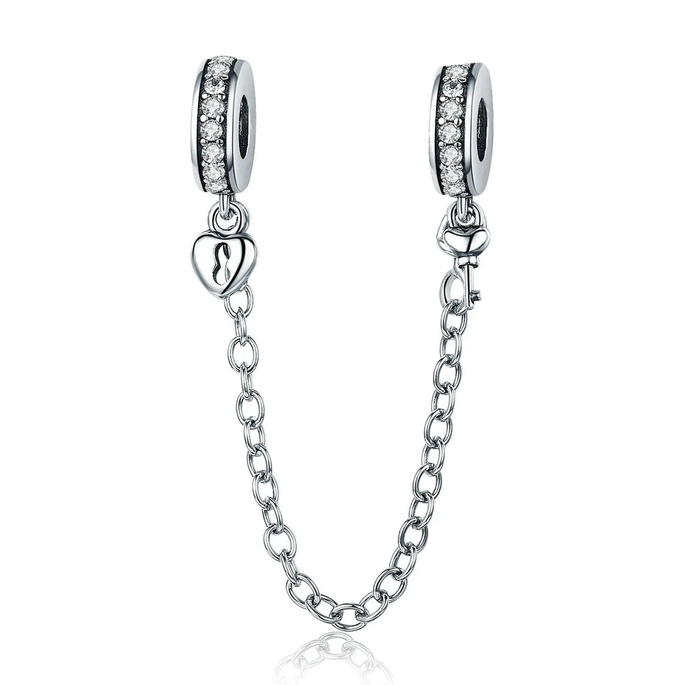 pandora charm safety chain