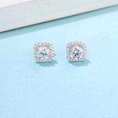 Diamond Moissanite Stud Earrings
