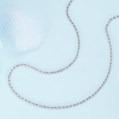 Twisted Silver Necklace