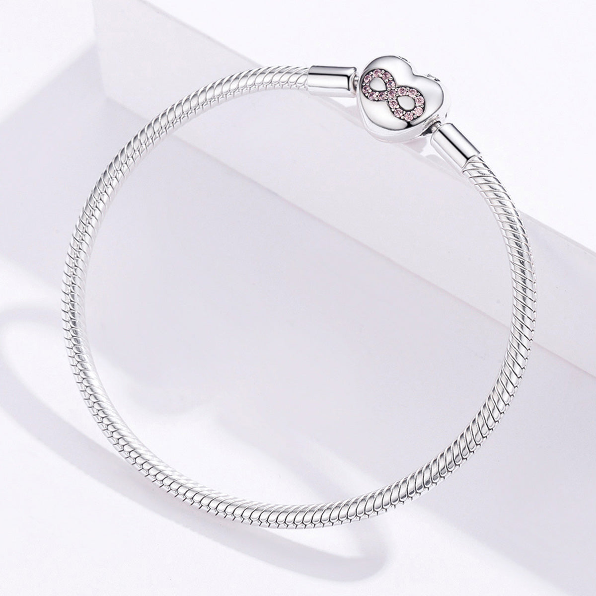 Heart Infinity Snake Chain Bracelet - Lullaboo