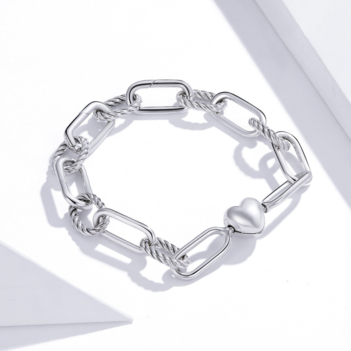 Chunky Silver Chain Bracelet