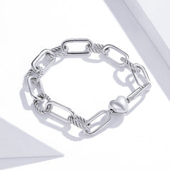 Chunky Silver Chain Bracelet