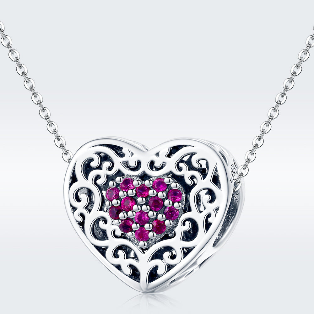 Pink Heart Charm - Lullaboo