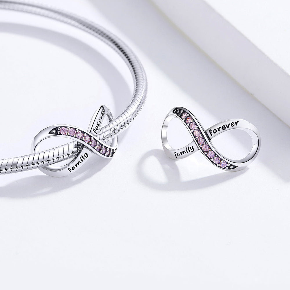 Infinity Family Pink Charm - Lullaboo