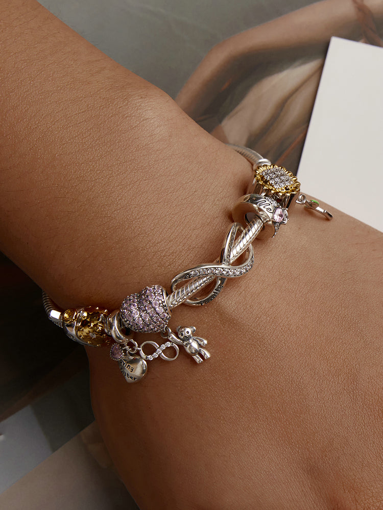 Infinity Family Silver Charm - Lullaboo