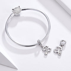 Letter B Pendant Charm - Lullaboo