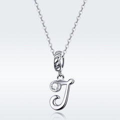 Letter J Pendant Charm - Lullaboo
