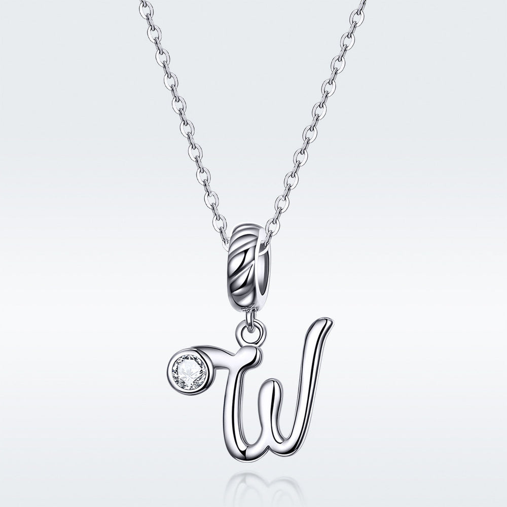 Letter W Pendant Charm - Lullaboo