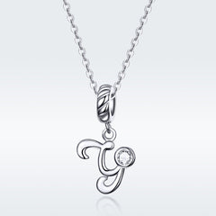 Letter Y Pendant Charm - Lullaboo