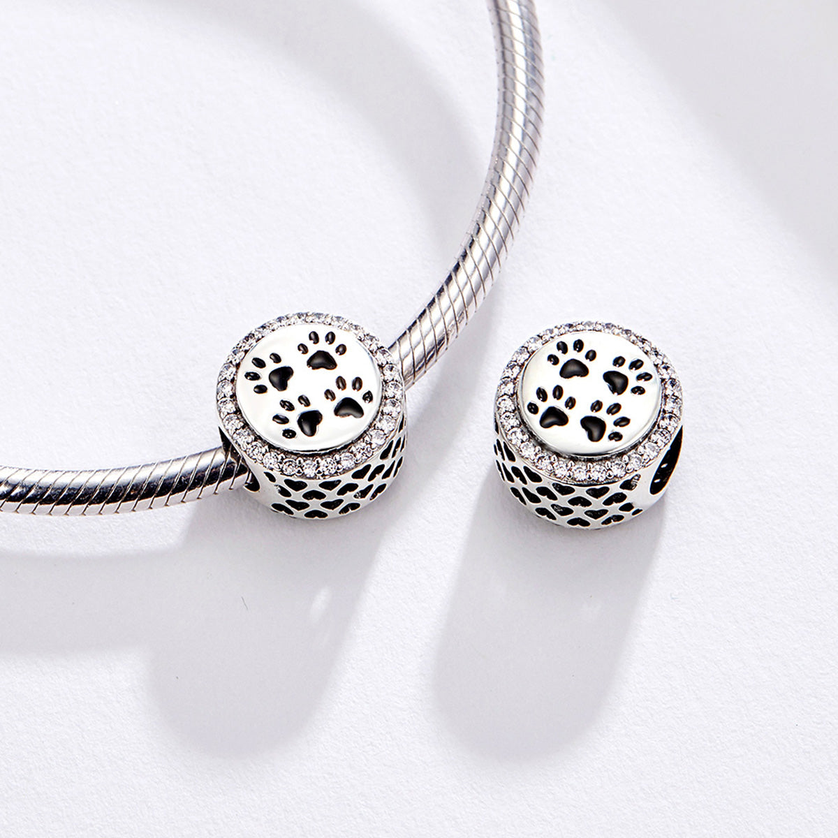 Paw Prints Charm