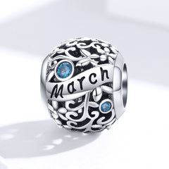 March Birthstone Charm - Lullaboo