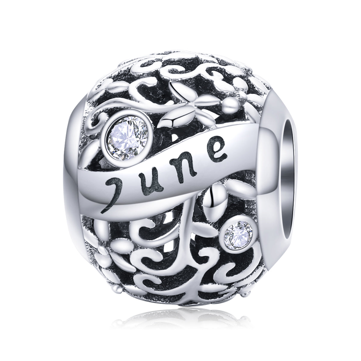June Pandora Birthstone charm